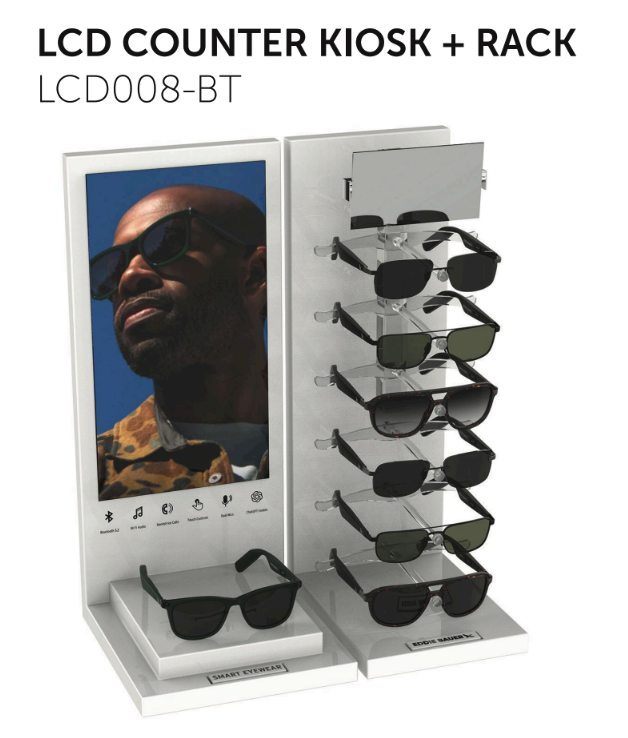 LCD COUNTER KIOSK + RACK