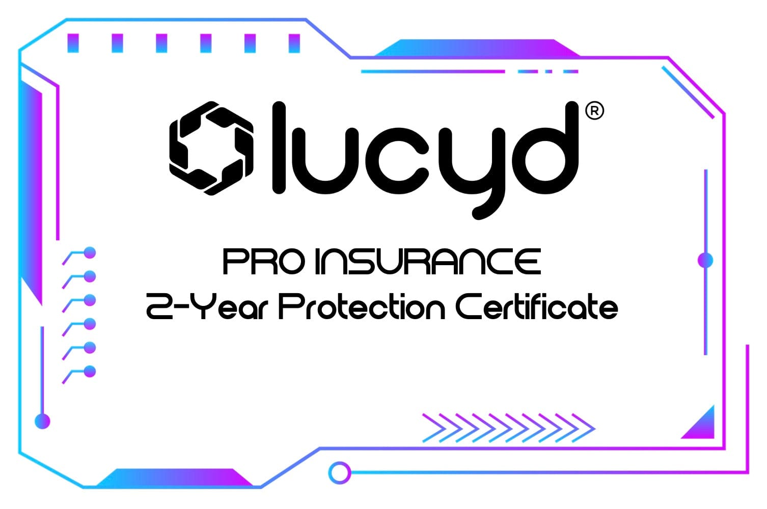 2-Year Lucyd Pro Insurance Card